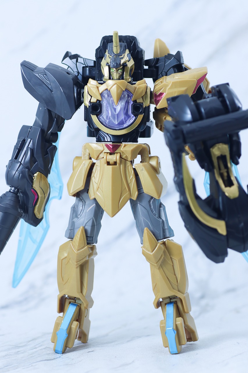 ミニプラ　ユニコーンドリル50（テガソードブラック）　レビュー　本体