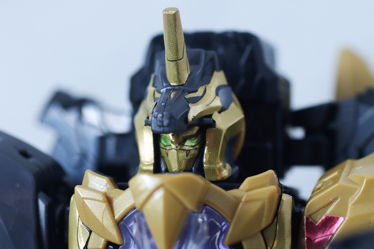 ミニプラ　ユニコーンドリル50（テガソードブラック）　レビュー　本体