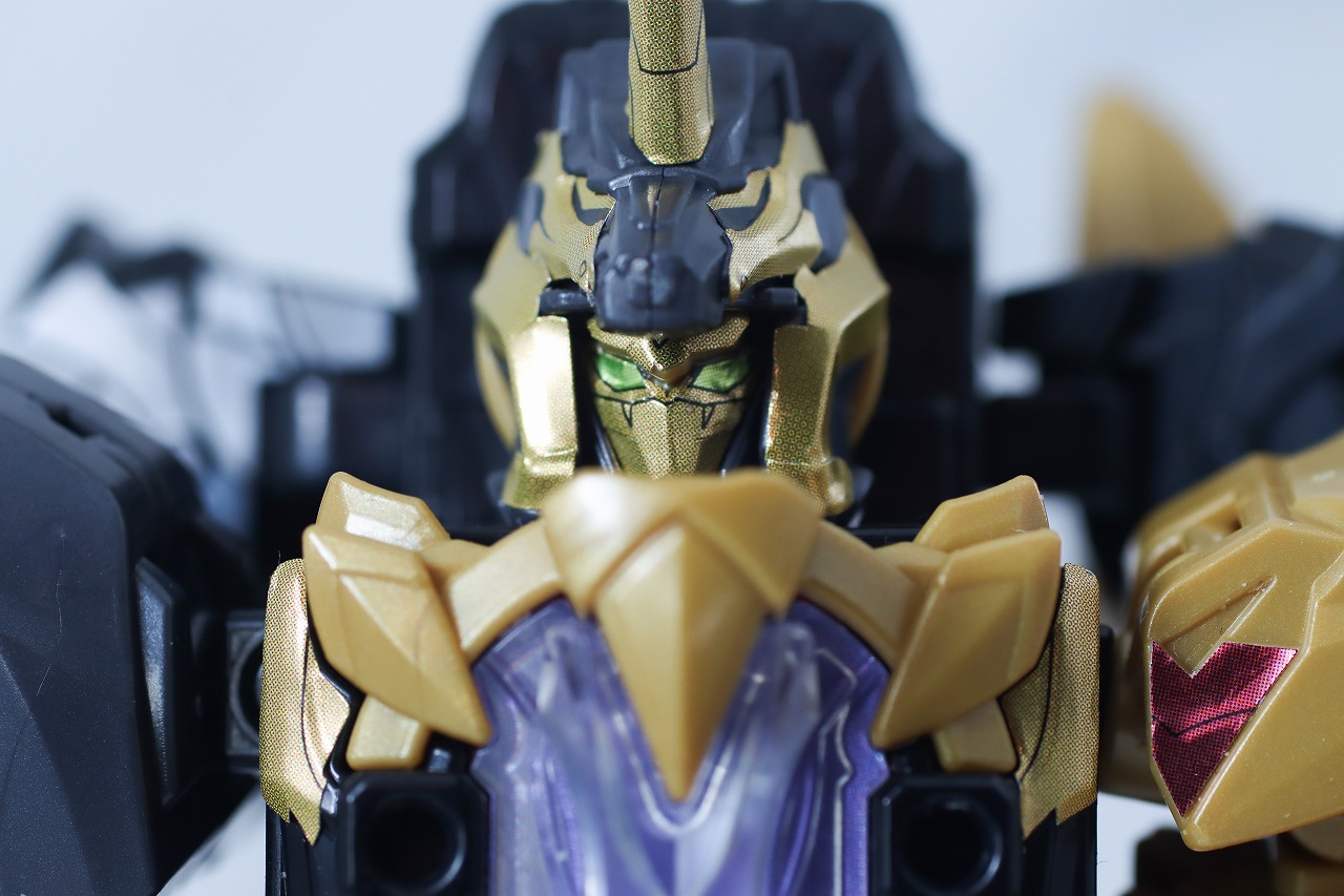 ミニプラ　ユニコーンドリル50（テガソードブラック）　レビュー　本体