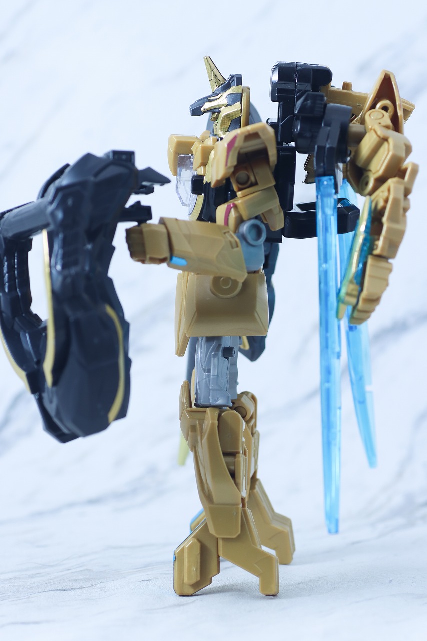 ミニプラ　ユニコーンドリル50（テガソードブラック）　レビュー　本体