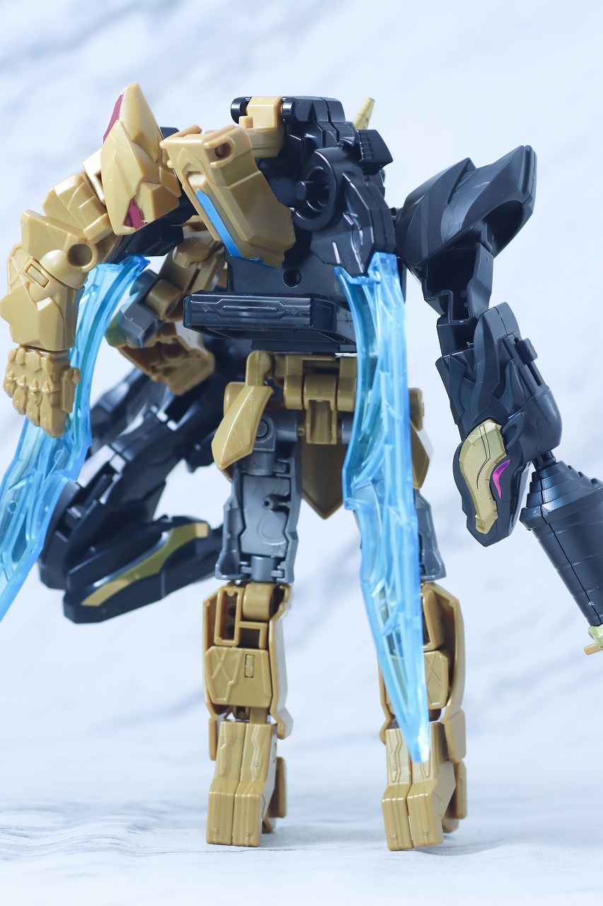 ミニプラ　ユニコーンドリル50（テガソードブラック）　レビュー　本体