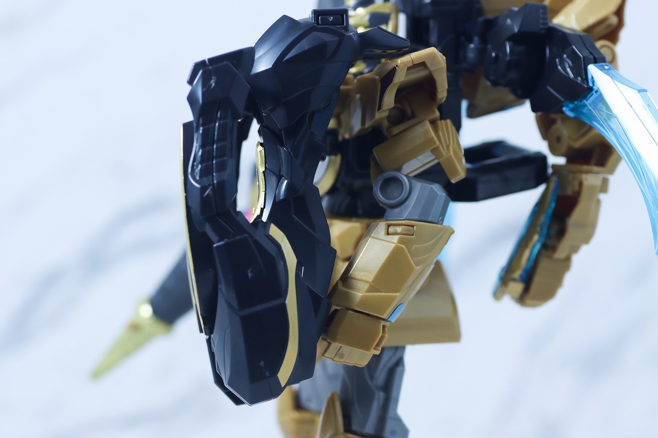 ミニプラ　ユニコーンドリル50（テガソードブラック）　レビュー　合体ギミック