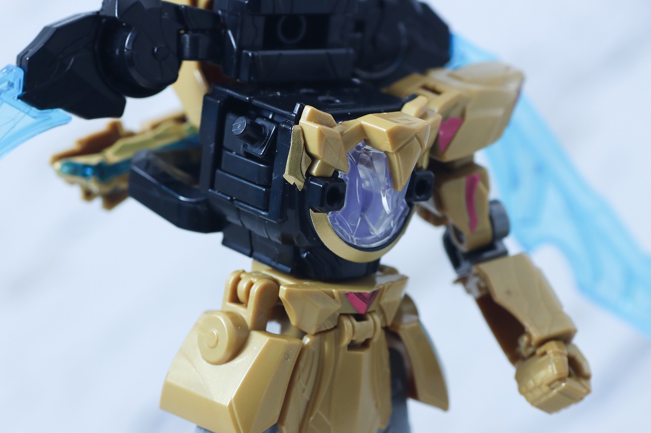 ミニプラ　ユニコーンドリル50（テガソードブラック）　レビュー　合体ギミック