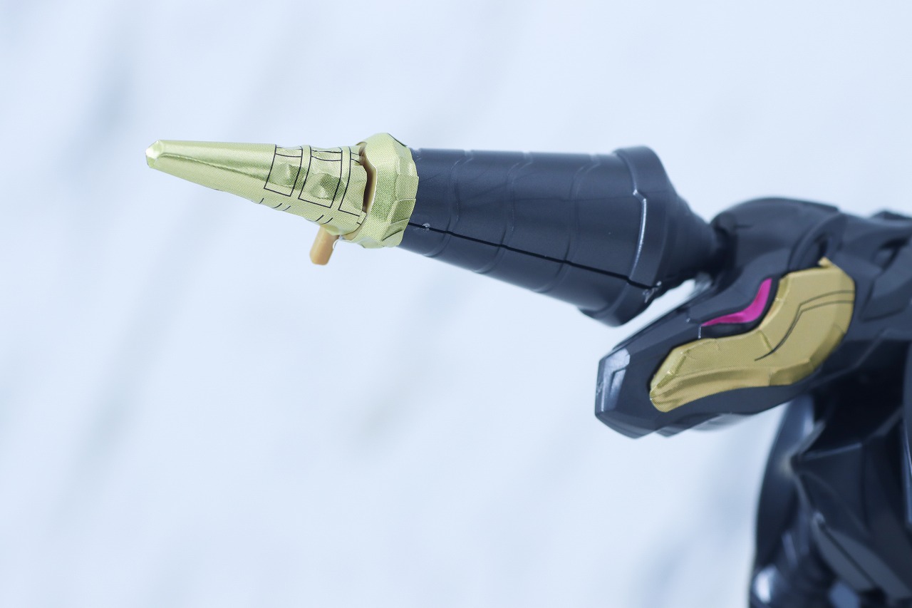 ミニプラ　ユニコーンドリル50（テガソードブラック）　レビュー　本体