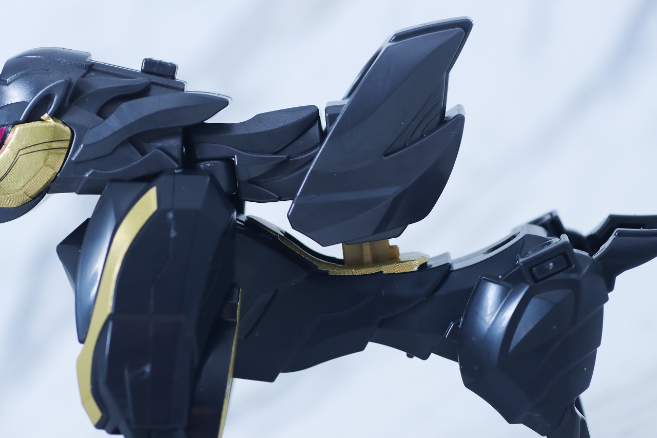 ミニプラ　ユニコーンドリル50（テガソードブラック）　レビュー　本体