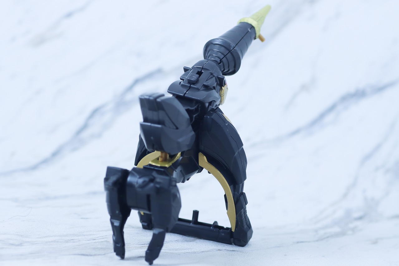 ミニプラ　ユニコーンドリル50（テガソードブラック）　レビュー　本体