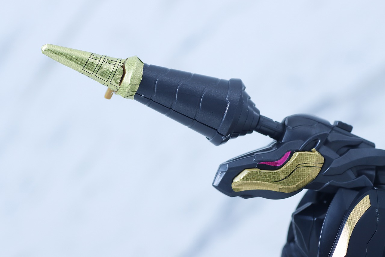 ミニプラ　ユニコーンドリル50（テガソードブラック）　レビュー　本体