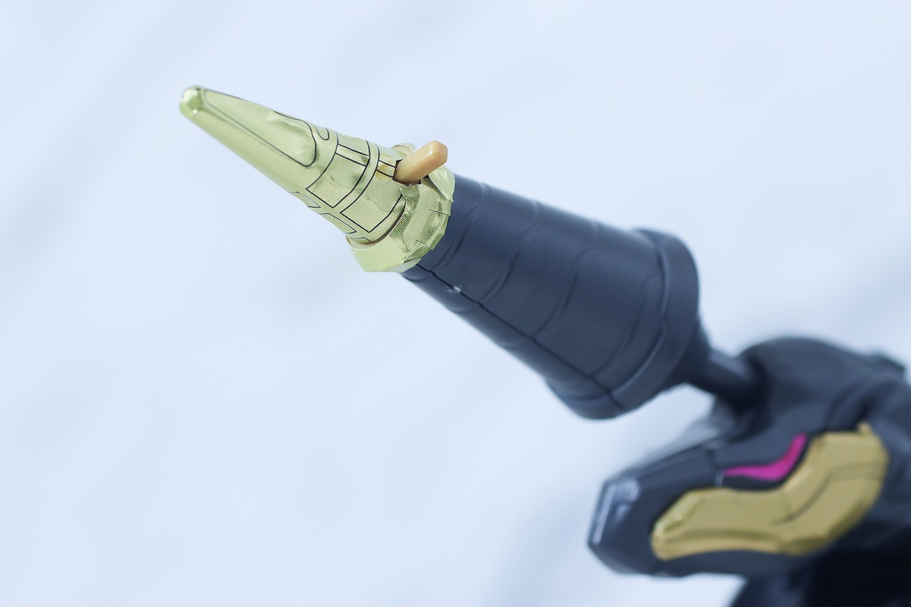 ミニプラ　ユニコーンドリル50（テガソードブラック）　レビュー　本体