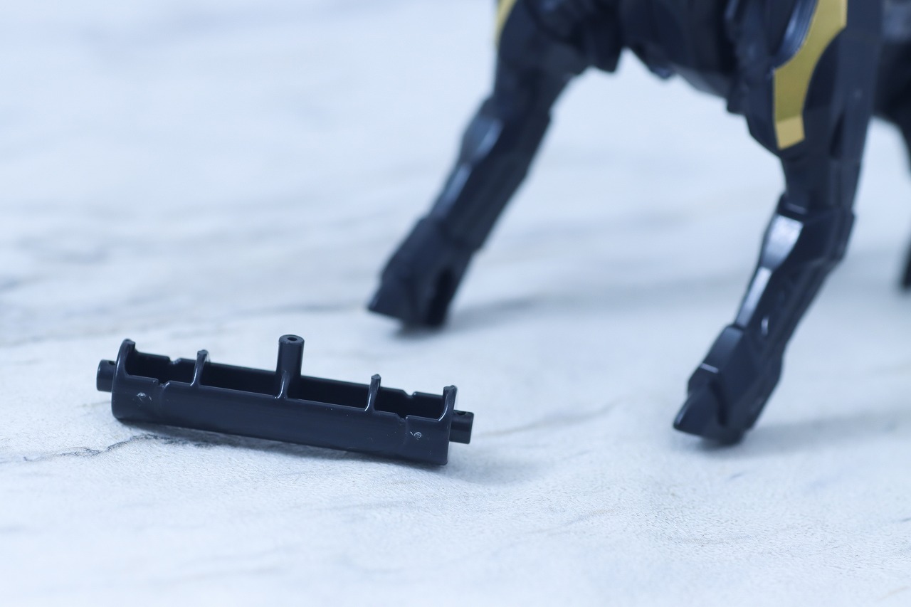 ミニプラ　ユニコーンドリル50（テガソードブラック）　レビュー　本体