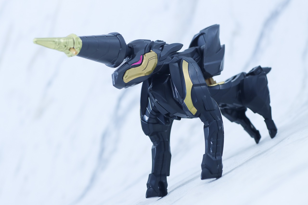 ミニプラ　テガソード　ユニコーンドリル50　レビュー　アクション