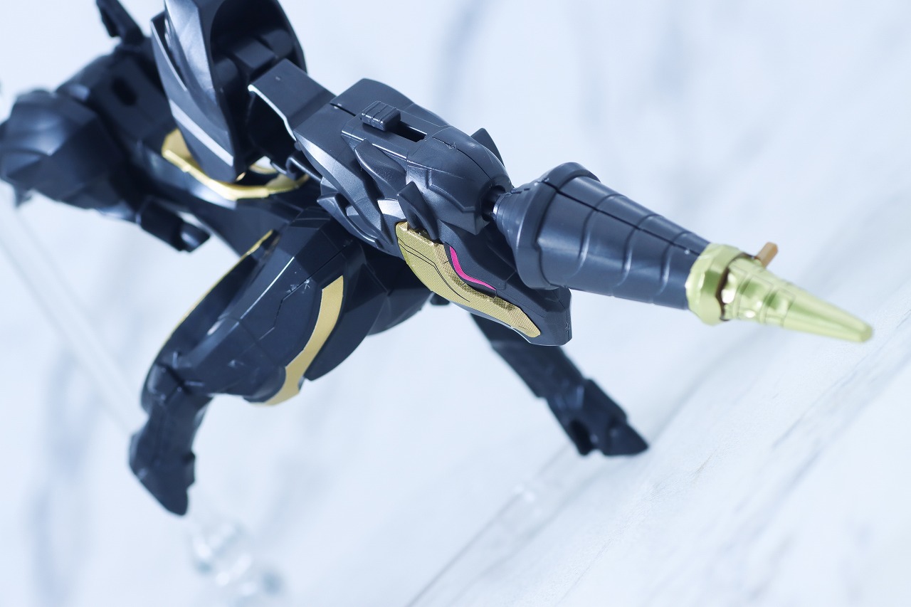 ミニプラ　テガソード　ユニコーンドリル50　レビュー　アクション