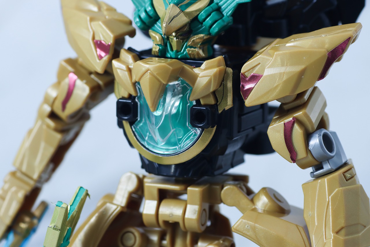 ミニプラ　テガソードグリーン（イーグルシューター50）　レビュー　合体ギミック