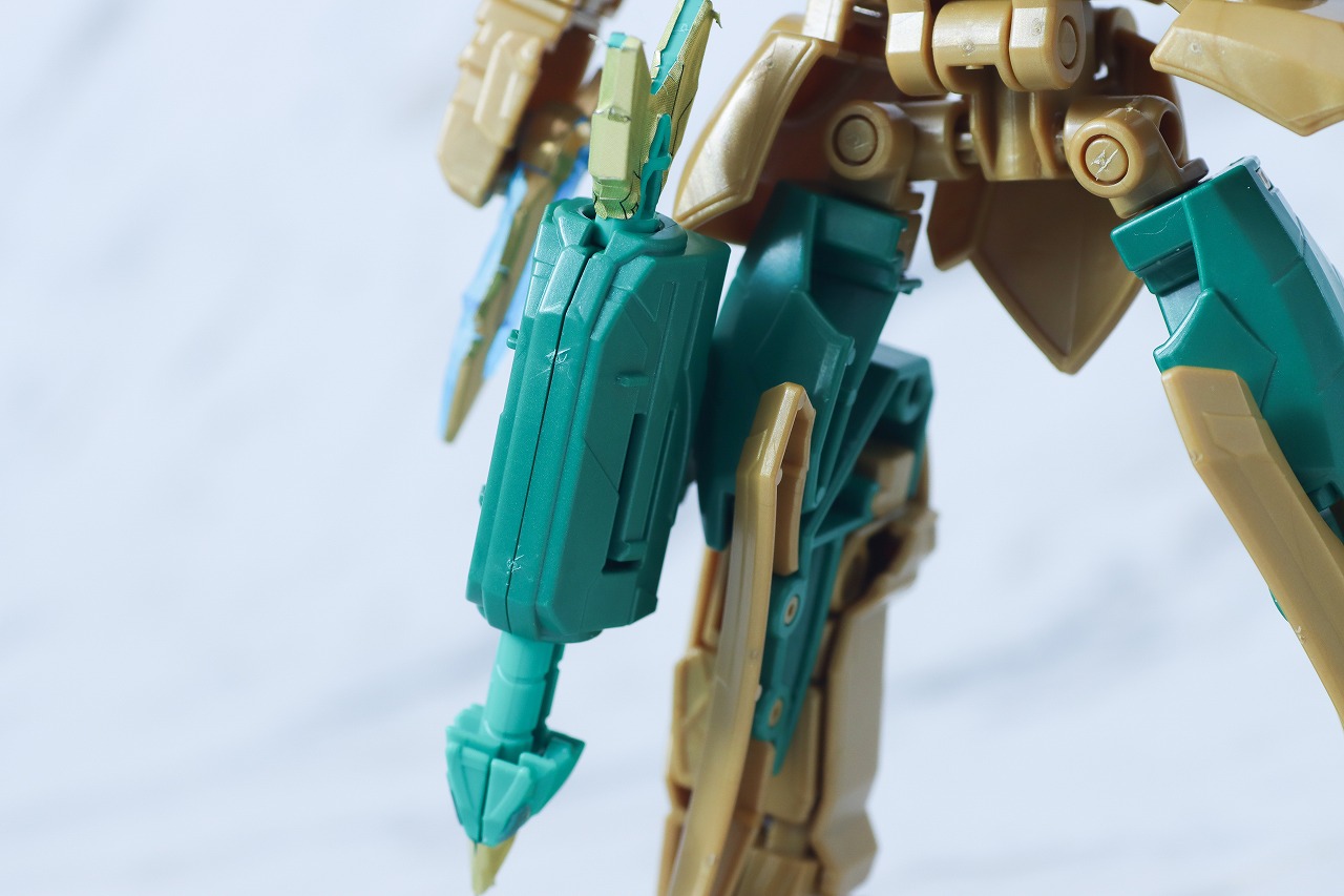 ミニプラ　テガソードグリーン（イーグルシューター50）　レビュー　合体ギミック