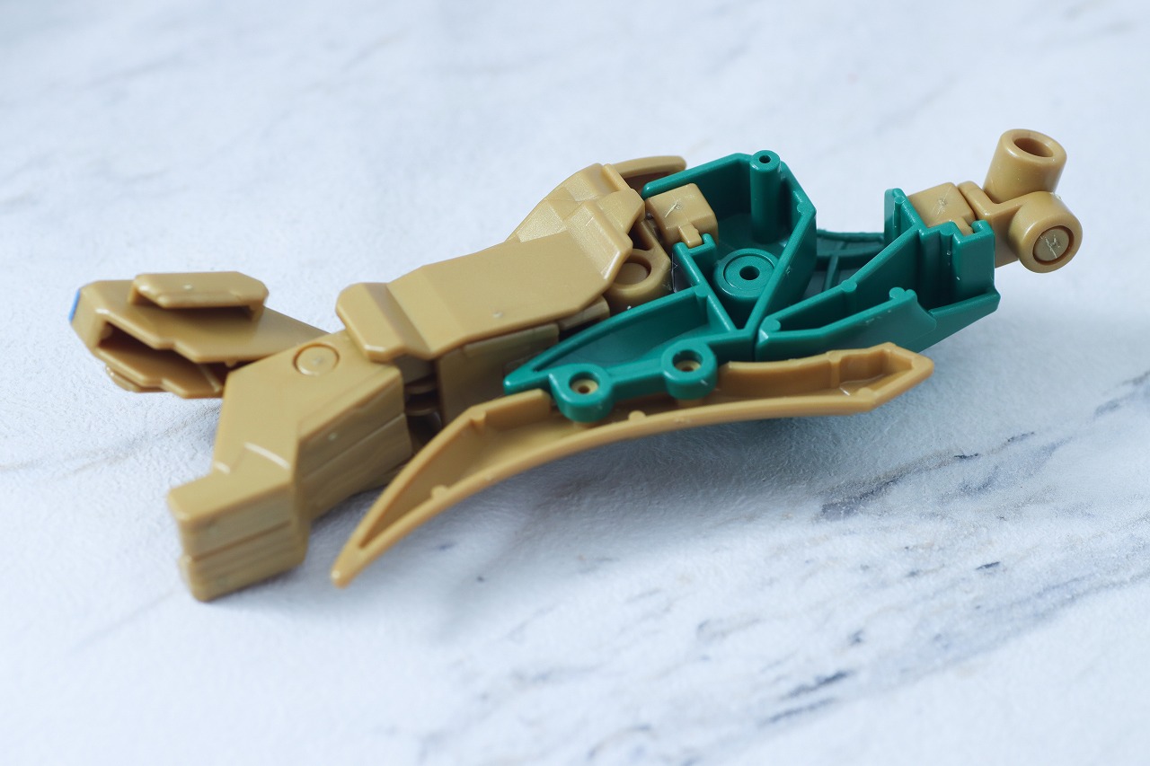 ミニプラ　テガソードグリーン（イーグルシューター50）　レビュー　合体ギミック