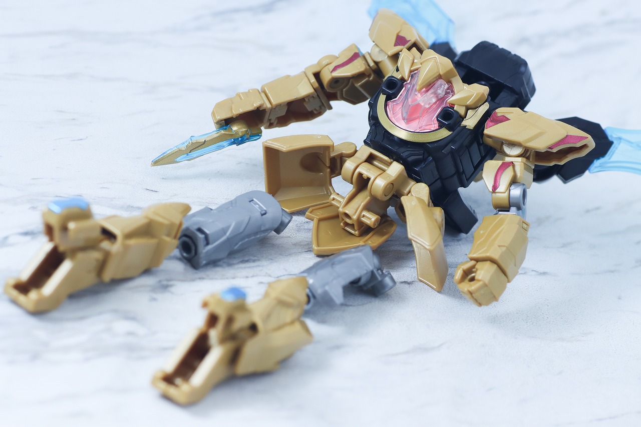 ミニプラ　テガソードグリーン（イーグルシューター50）　レビュー　合体ギミック