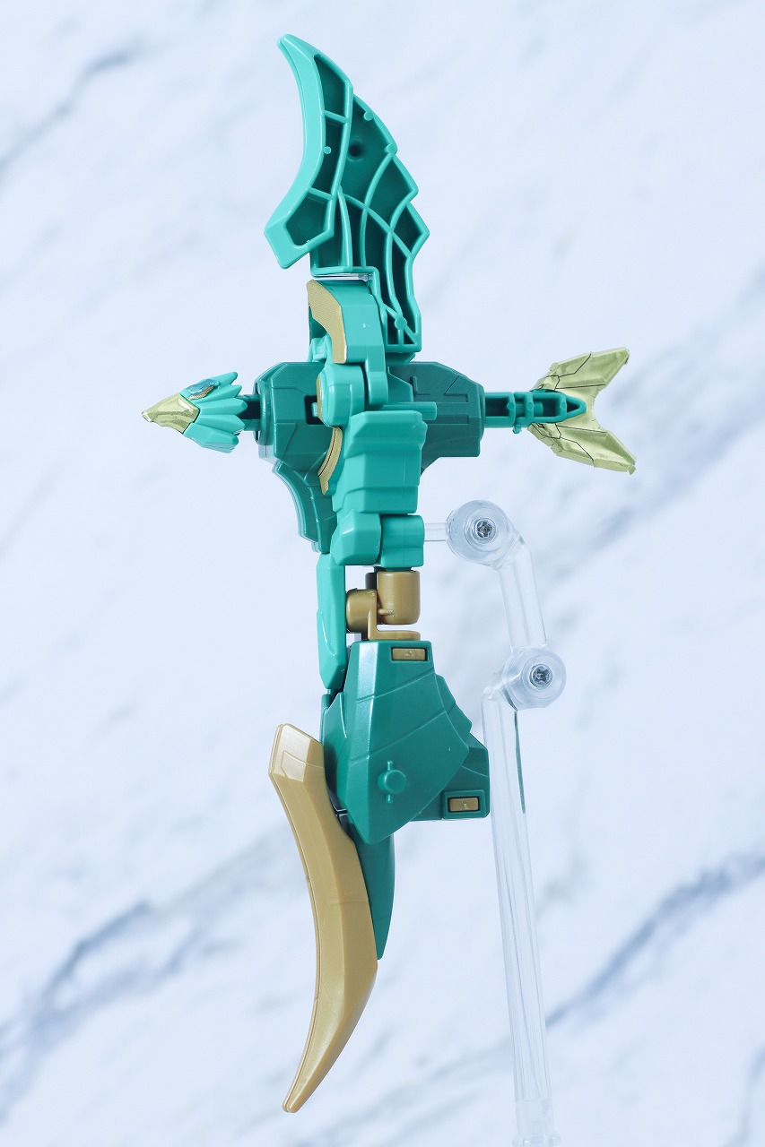 ミニプラ　テガソードグリーン（イーグルシューター50）　レビュー　本体