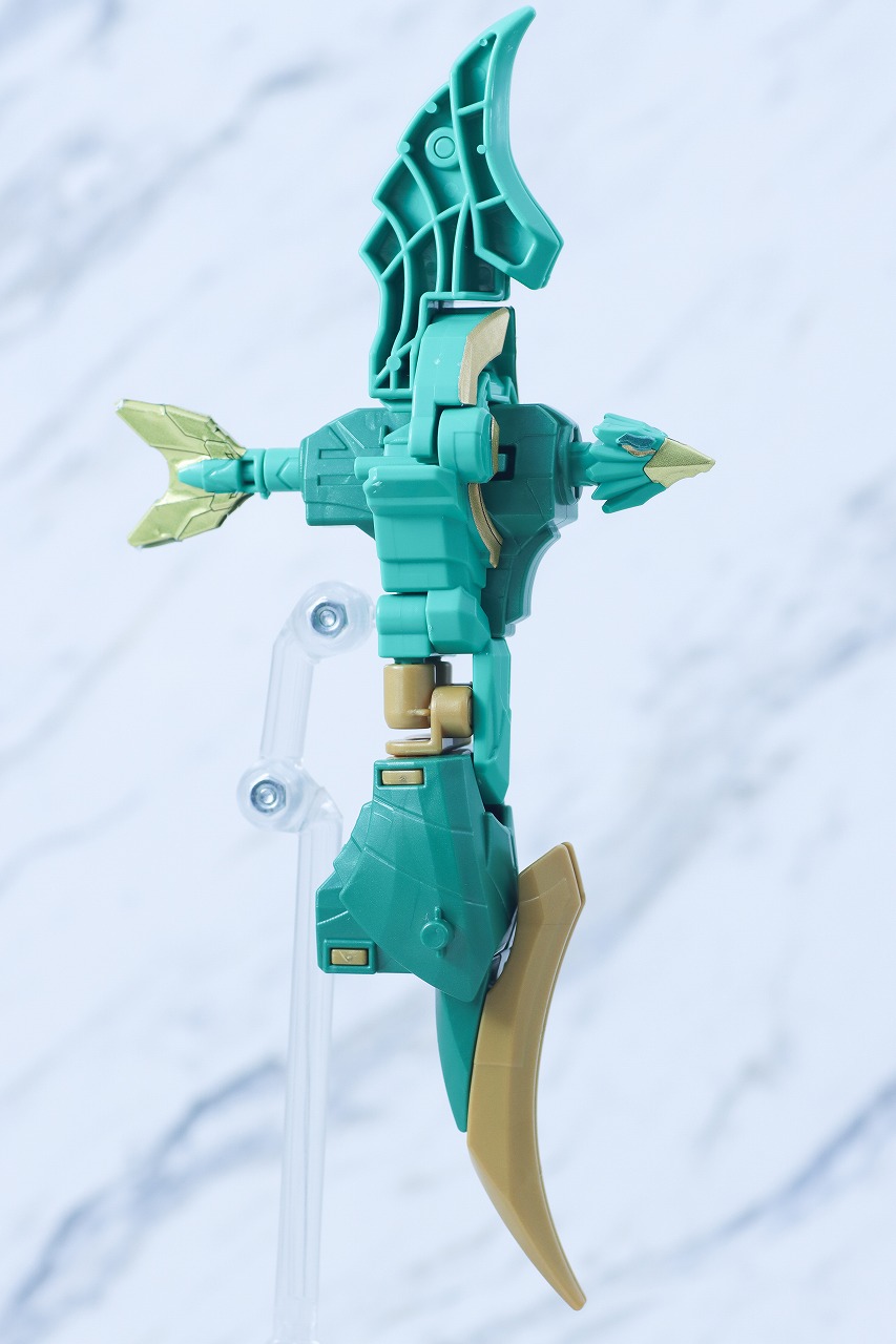 ミニプラ　テガソードグリーン（イーグルシューター50）　レビュー　本体