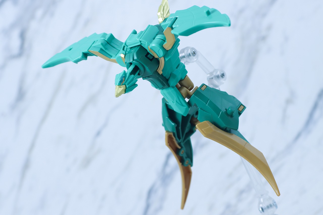 ミニプラ　テガソード　イーグルシューター50　レビュー　アクション