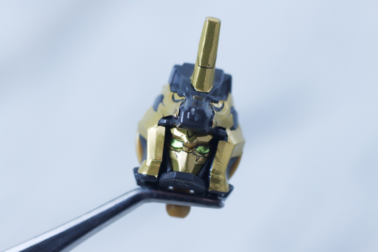 ミニプラ　ユニコーンドリル50（テガソードブラック）　レビュー　本体　テガソードブラックセンタイリング