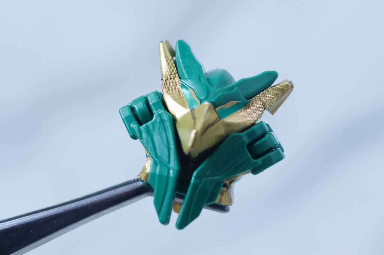 ミニプラ　テガソードグリーン（イーグルシューター50）　レビュー　本体　テガソードグリーンセンタイリング