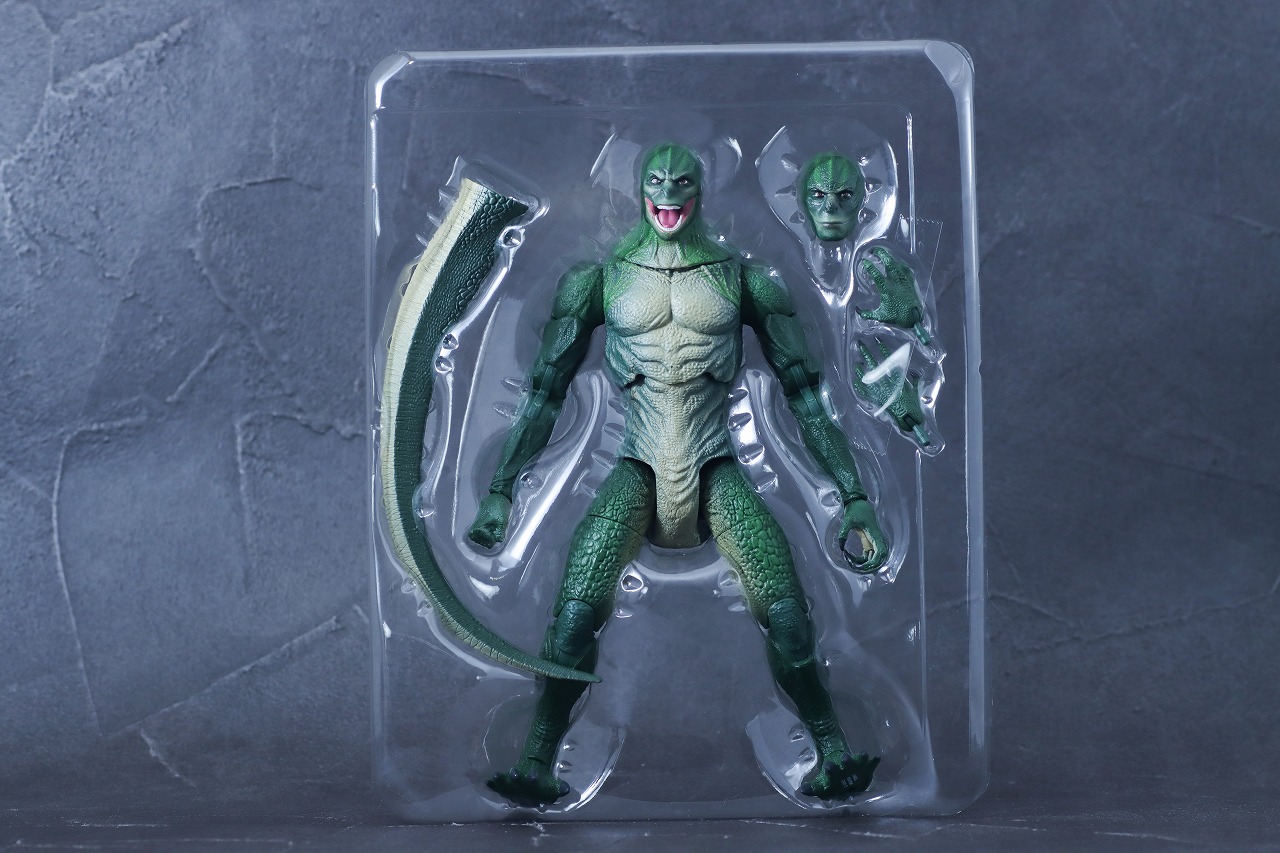 マーベルレジェンド　リザード　スパイダーマン：ノー・ウェイ・ホーム　レビュー　パッケージ