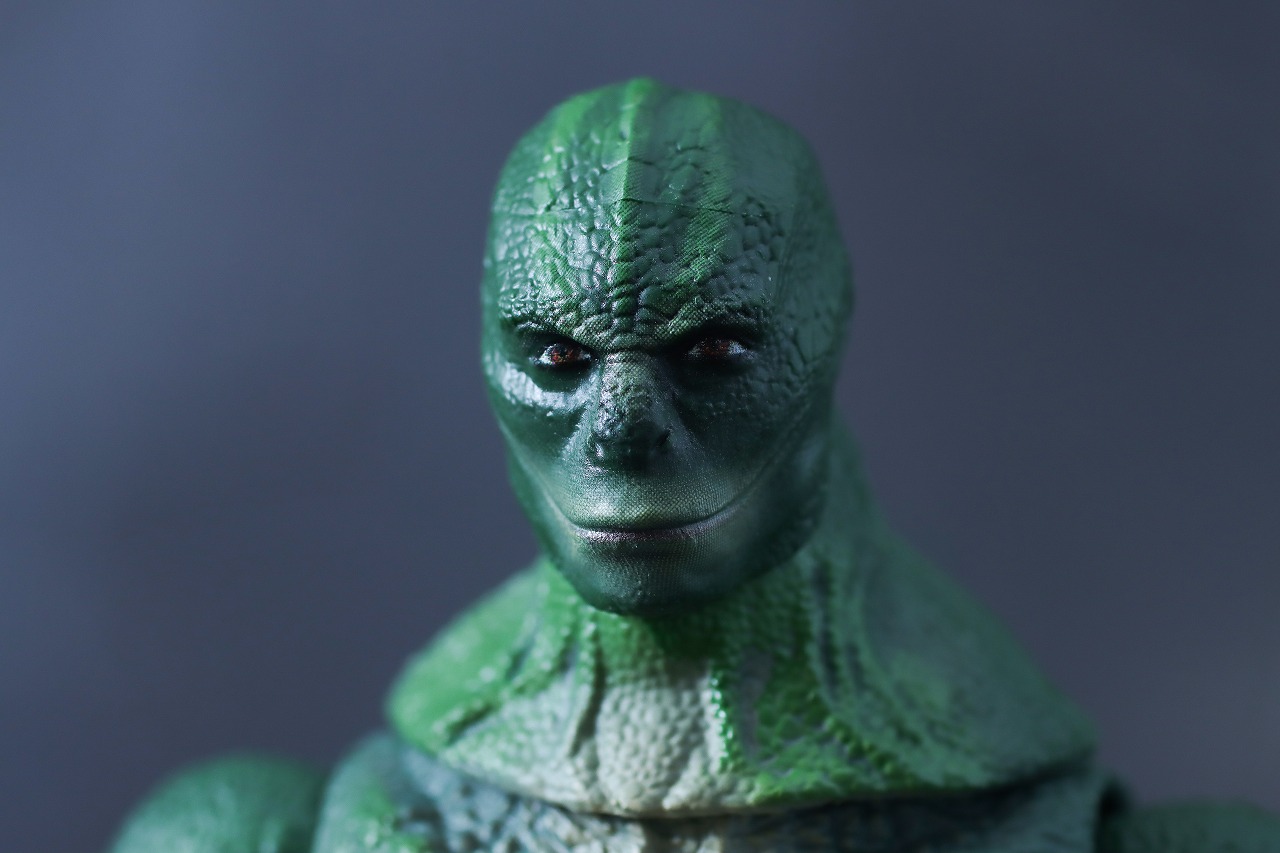 マーベルレジェンド　リザード　スパイダーマン：ノー・ウェイ・ホーム　レビュー　付属品　差し替えヘッド