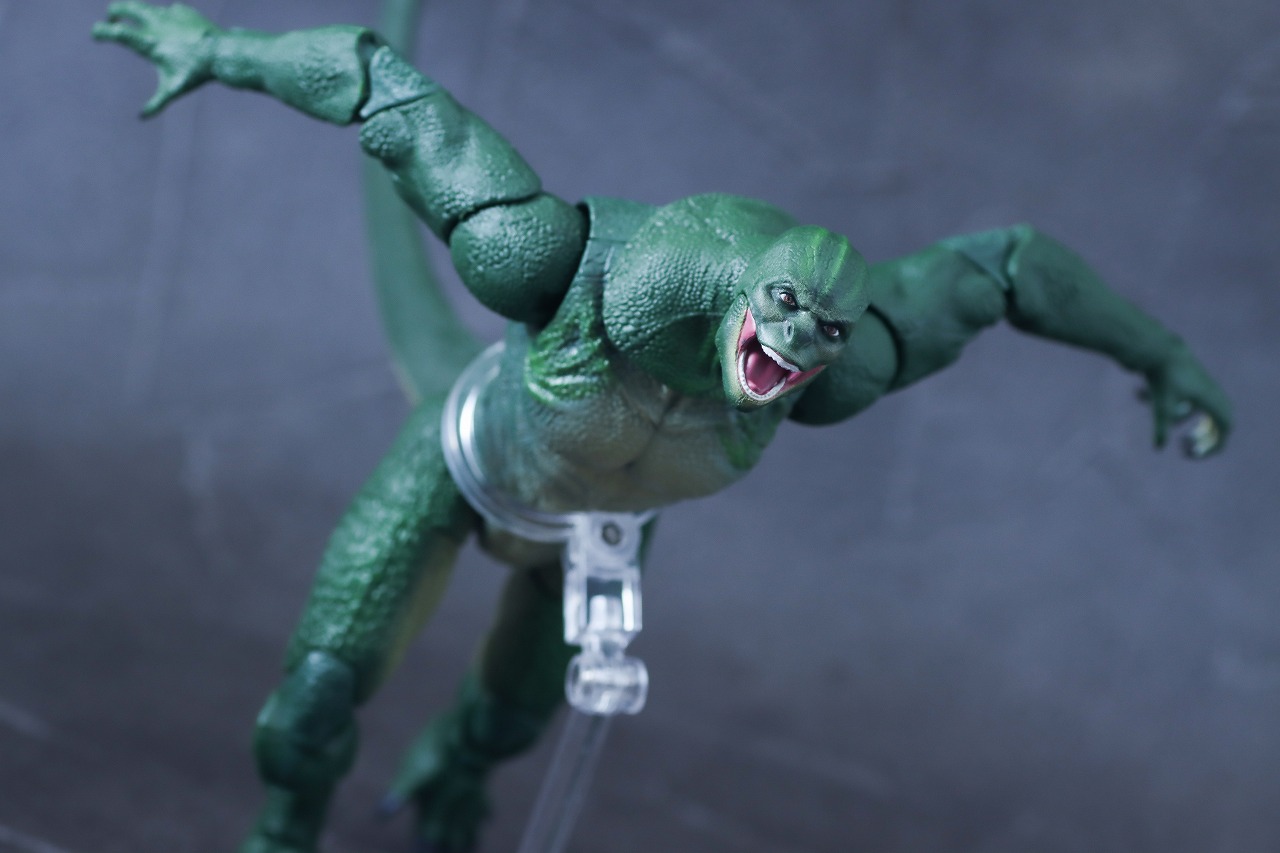 マーベルレジェンド　リザード　スパイダーマン：ノー・ウェイ・ホーム　レビュー　アクション