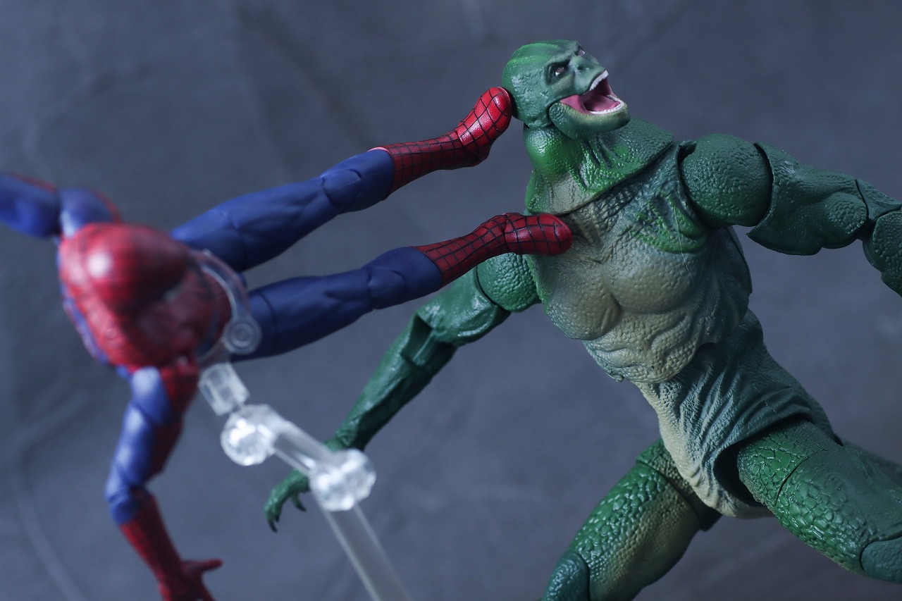 マーベルレジェンド　リザード　スパイダーマン：ノー・ウェイ・ホーム　レビュー　アクション