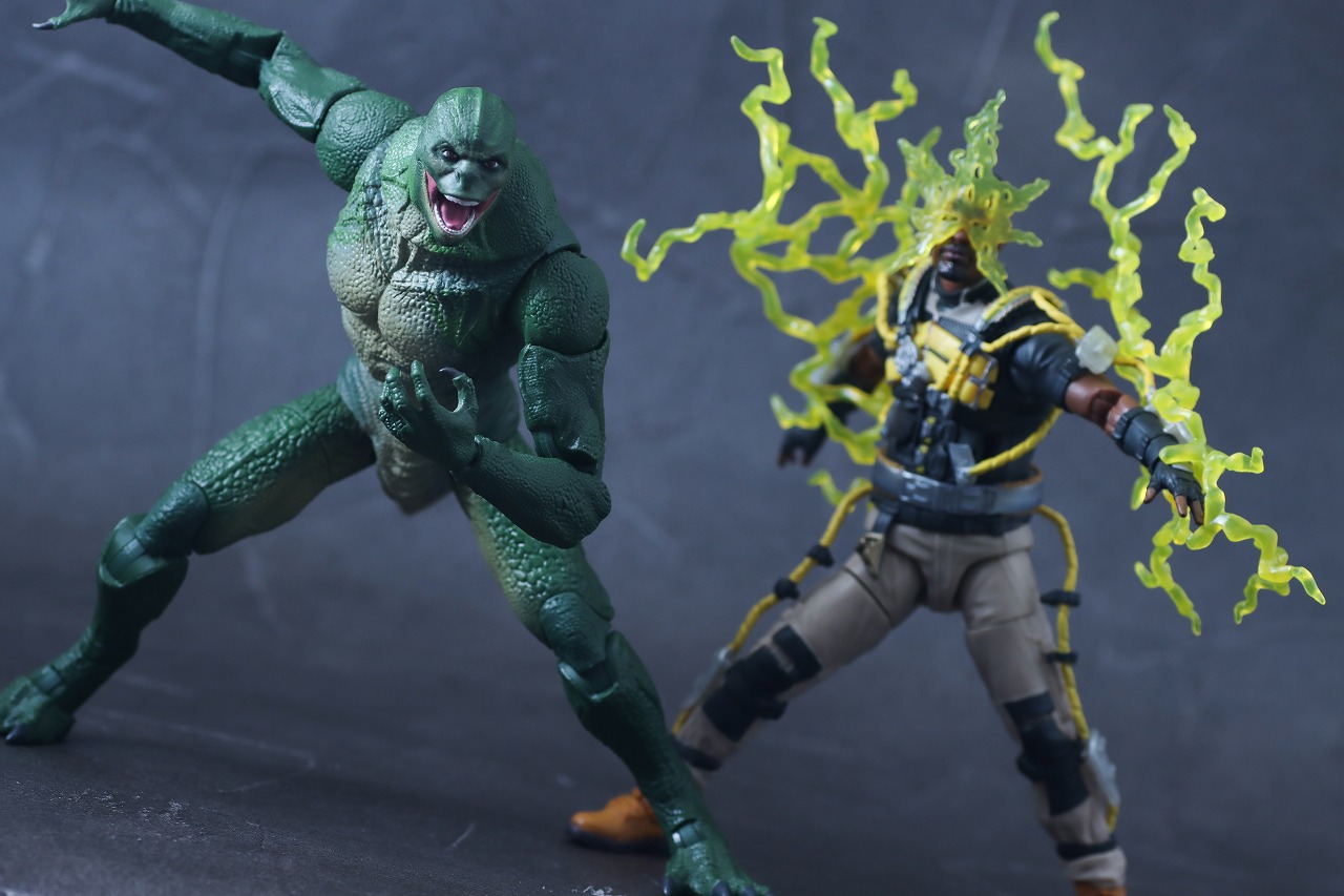 マーベルレジェンド　リザード　スパイダーマン：ノー・ウェイ・ホーム　レビュー　アクション　エレクトロ