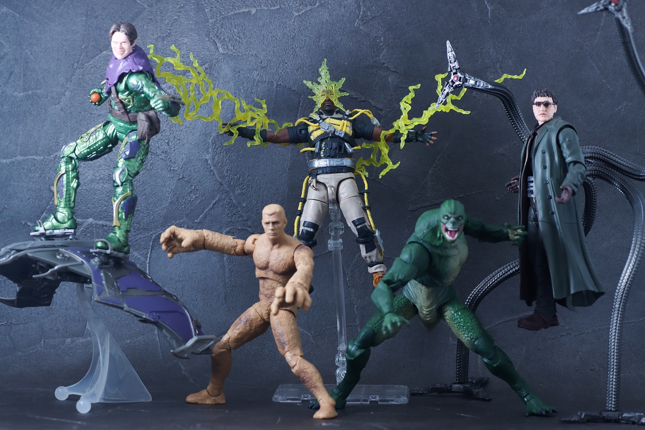 マーベルレジェンド　リザード　スパイダーマン：ノー・ウェイ・ホーム　レビュー　アクション