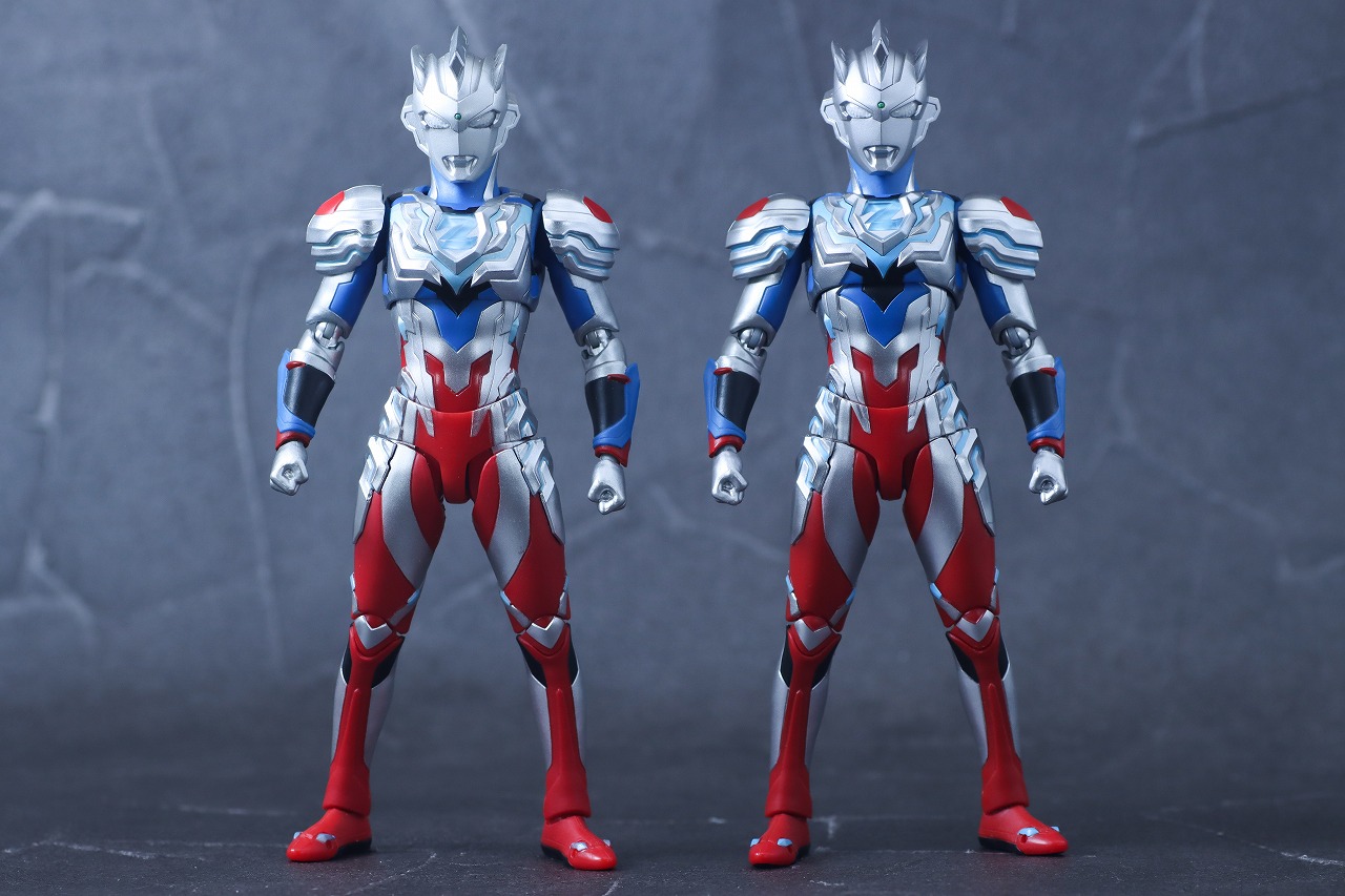 S.H.フィギュアーツ　ウルトラマンゼット アルファエッジ（ニュージェネレーション スターズver.）　レビュー　比較　通常版