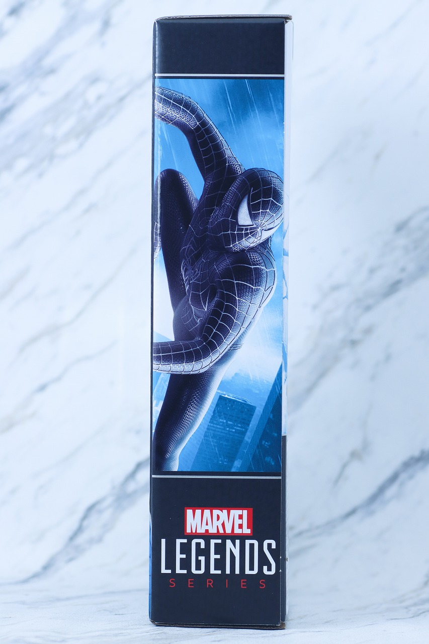 マーベルレジェンド　スパイダーマン ブラックスーツ（『スパイダーマン3』）　レビュー　パッケージ