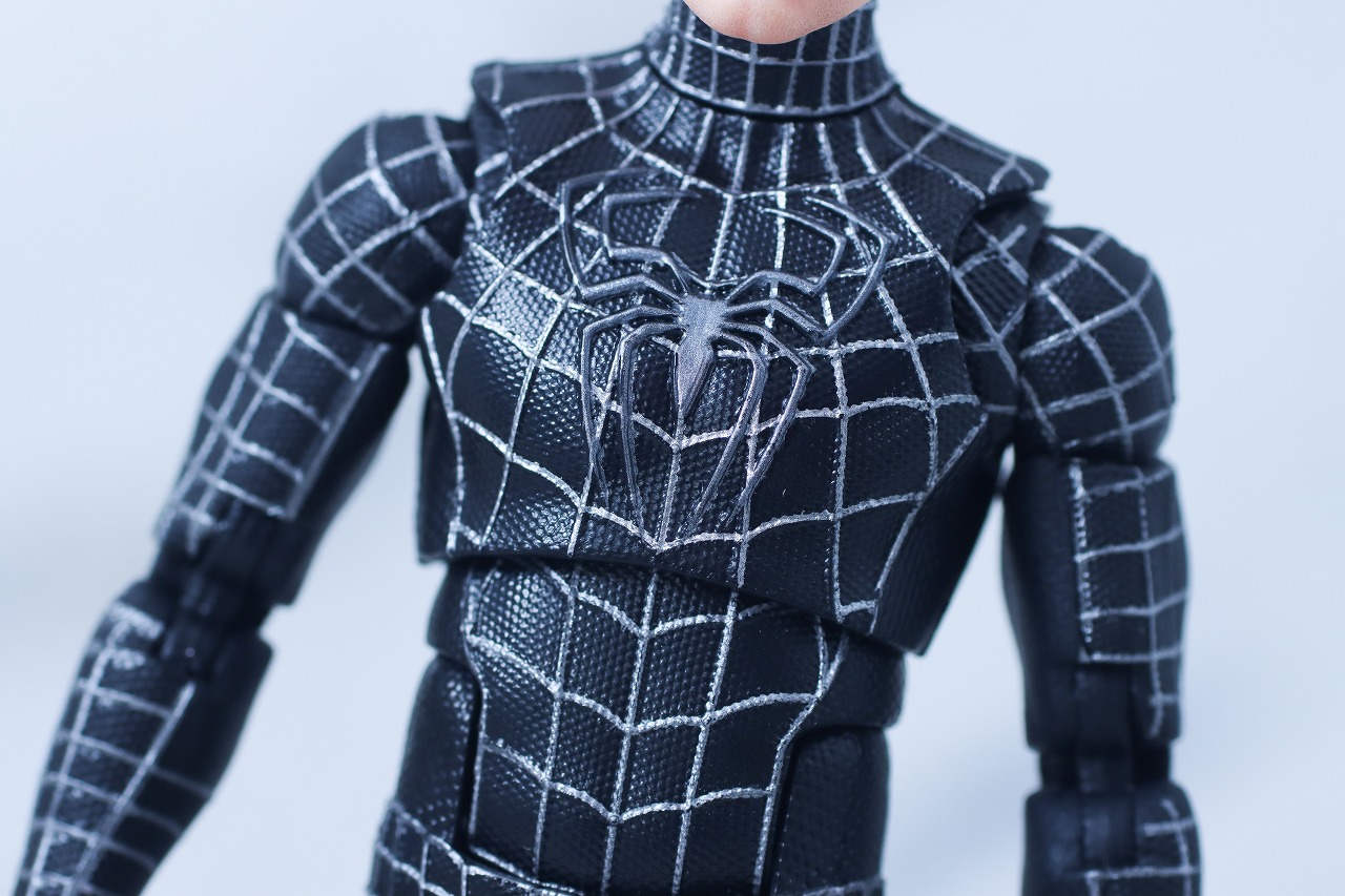 マーベルレジェンド　スパイダーマン ブラックスーツ（『スパイダーマン3』）　レビュー　本体