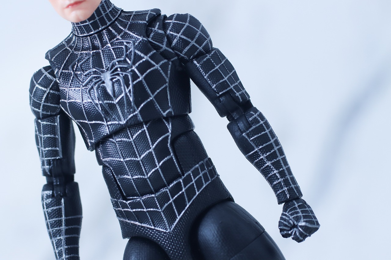 マーベルレジェンド　スパイダーマン ブラックスーツ（『スパイダーマン3』）　レビュー　本体