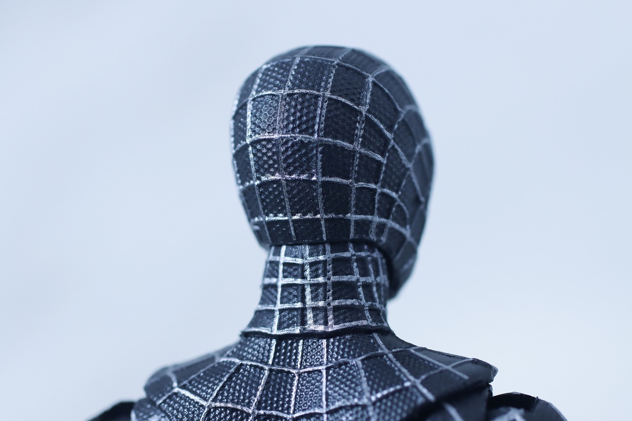 マーベルレジェンド　スパイダーマン ブラックスーツ（『スパイダーマン3』）　レビュー　付属品　マスクヘッド
