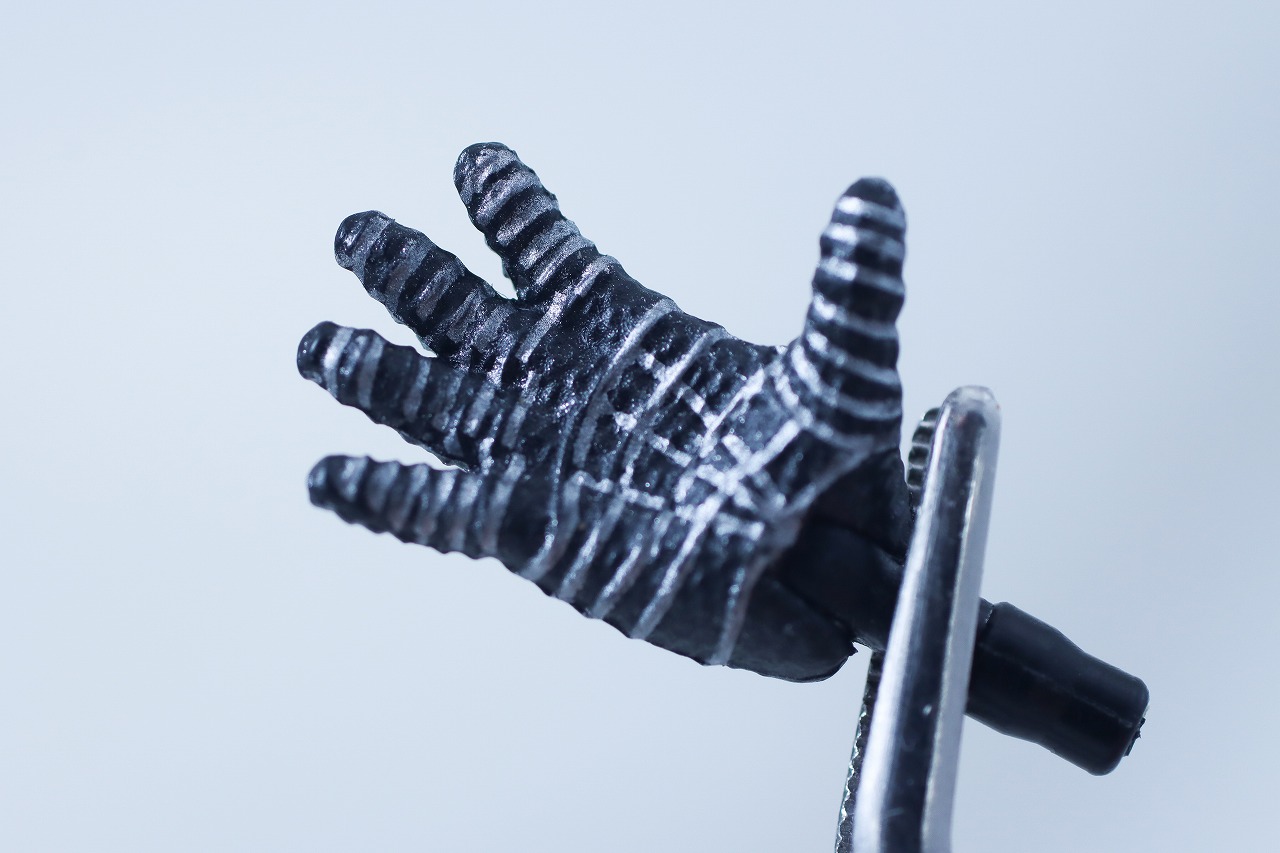 マーベルレジェンド　スパイダーマン ブラックスーツ（『スパイダーマン3』）　レビュー　付属品　手首