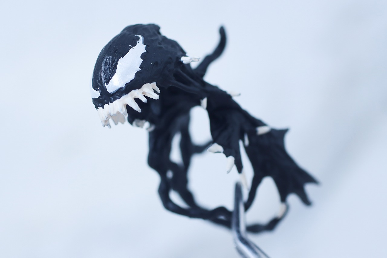 マーベルレジェンド　スパイダーマン ブラックスーツ（『スパイダーマン3』）　レビュー　付属品　ヴェノム　シンビオート