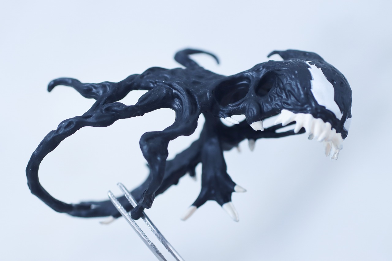 マーベルレジェンド　スパイダーマン ブラックスーツ（『スパイダーマン3』）　レビュー　付属品　ヴェノム　シンビオート