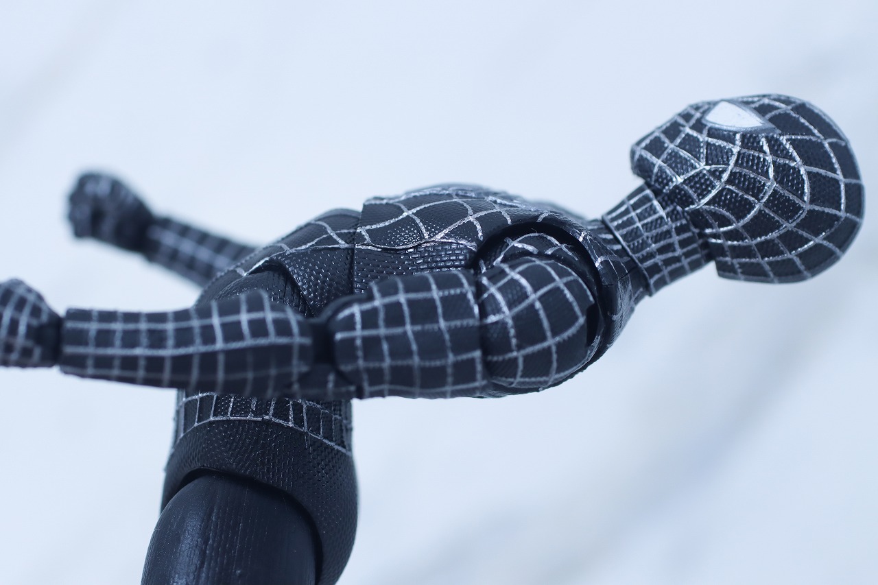 マーベルレジェンド　スパイダーマン ブラックスーツ（『スパイダーマン3』）　レビュー　可動範囲