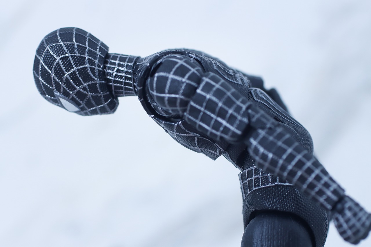 マーベルレジェンド　スパイダーマン ブラックスーツ（『スパイダーマン3』）　レビュー　可動範囲