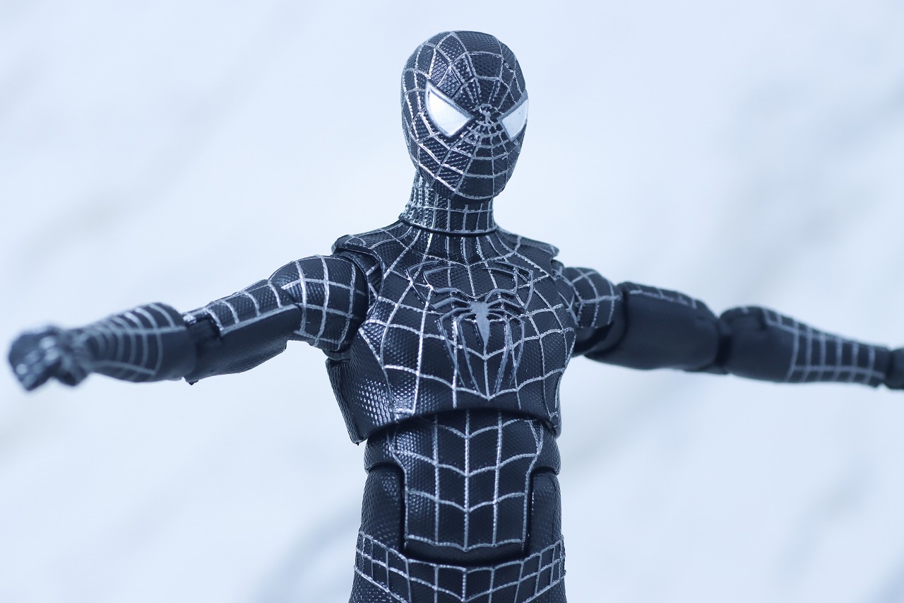 マーベルレジェンド　スパイダーマン ブラックスーツ（『スパイダーマン3』）　レビュー　可動範囲