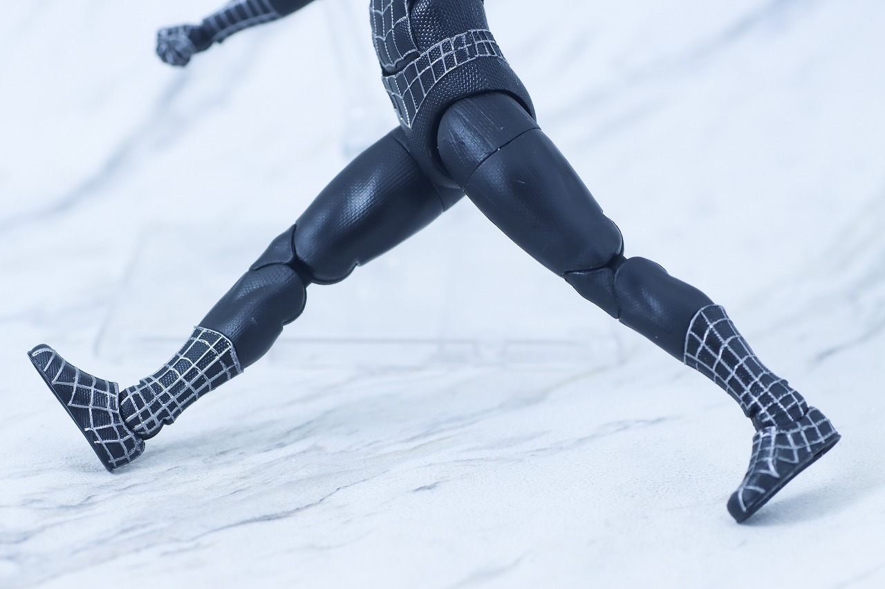 マーベルレジェンド　スパイダーマン ブラックスーツ（『スパイダーマン3』）　レビュー　可動範囲