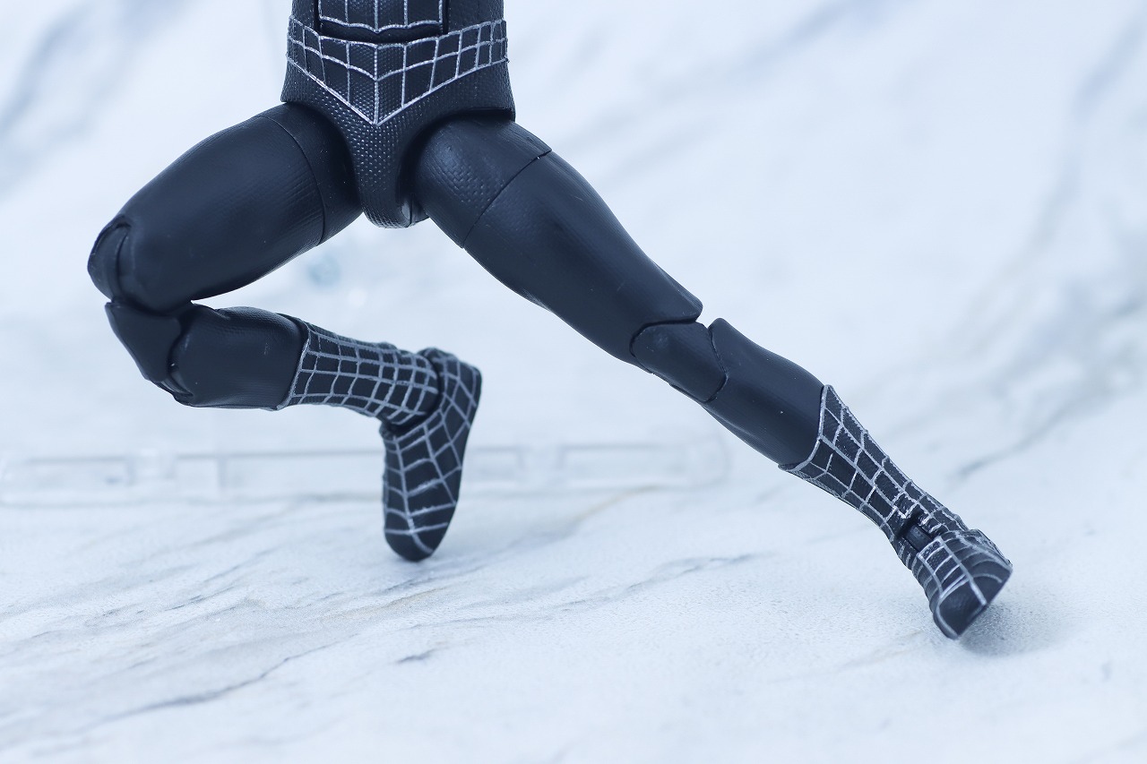 マーベルレジェンド　スパイダーマン ブラックスーツ（『スパイダーマン3』）　レビュー　可動範囲