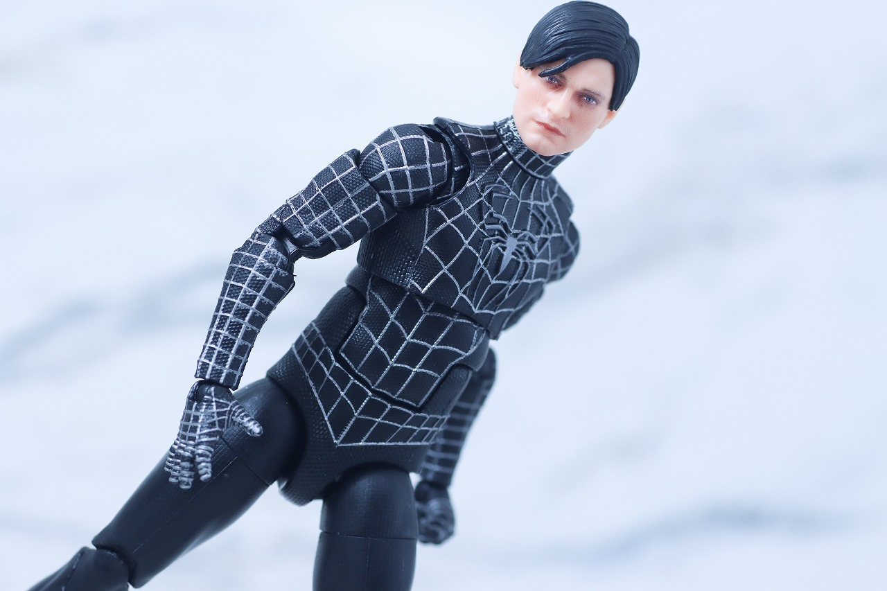 マーベルレジェンド　スパイダーマン ブラックスーツ（『スパイダーマン3』）　レビュー　アクション