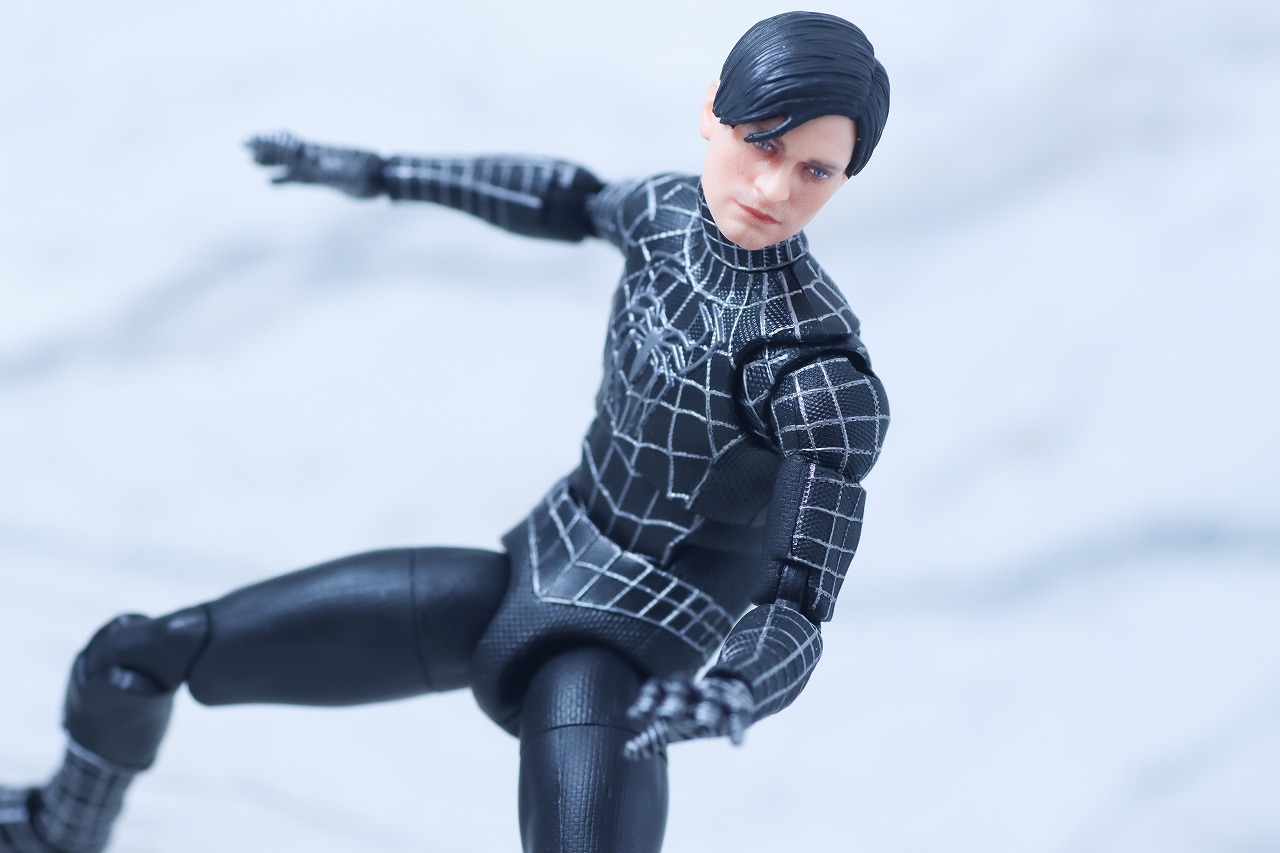 マーベルレジェンド　スパイダーマン ブラックスーツ（『スパイダーマン3』）　レビュー　アクション