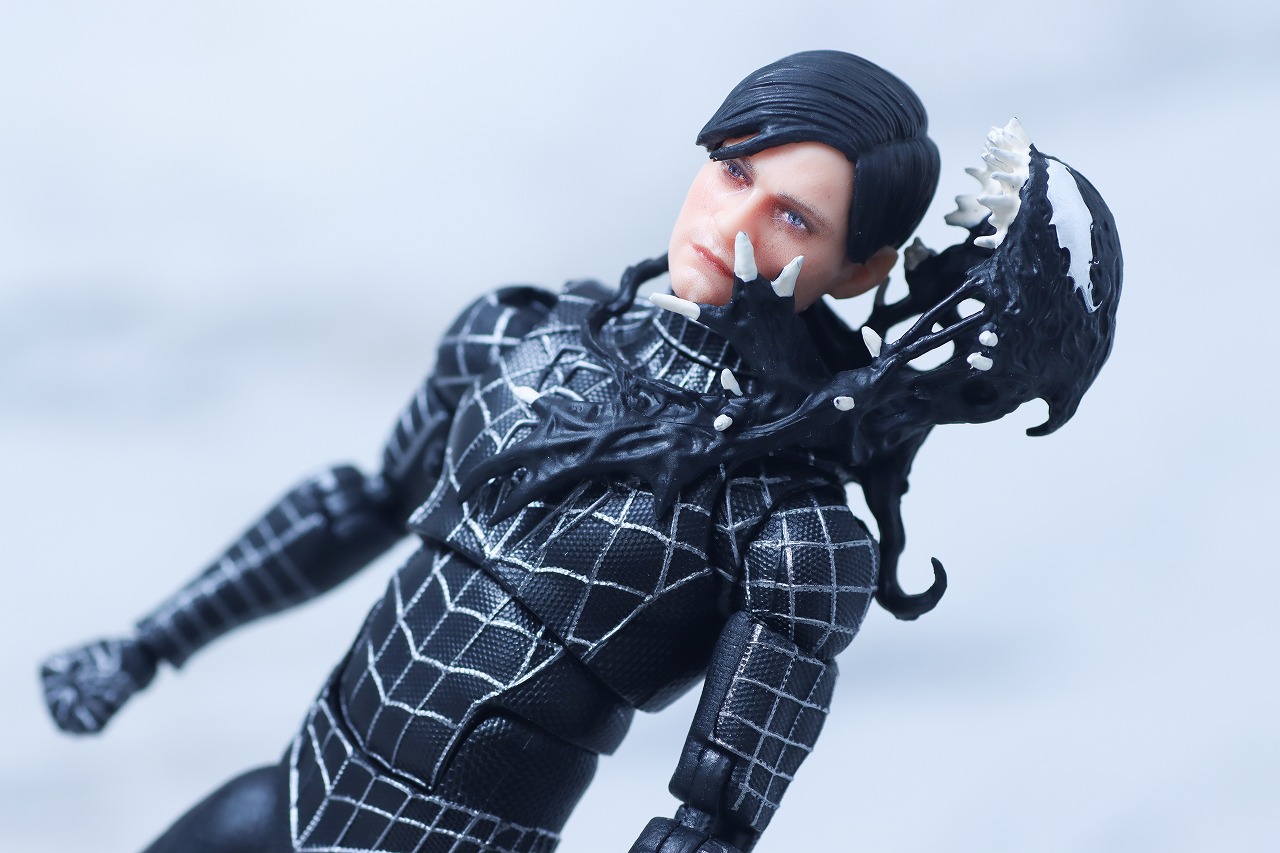 マーベルレジェンド　スパイダーマン ブラックスーツ（『スパイダーマン3』）　レビュー　アクション