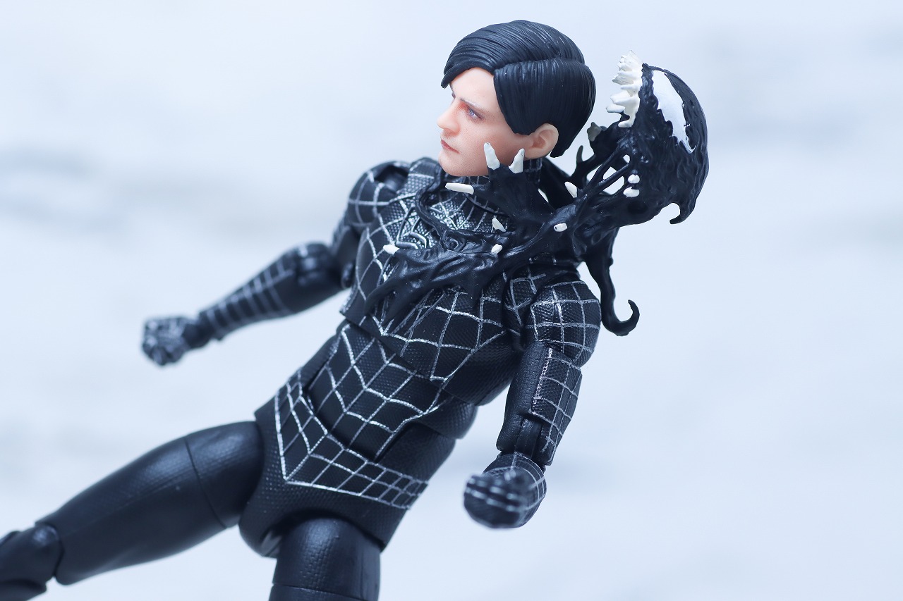 マーベルレジェンド　スパイダーマン ブラックスーツ（『スパイダーマン3』）　レビュー　アクション