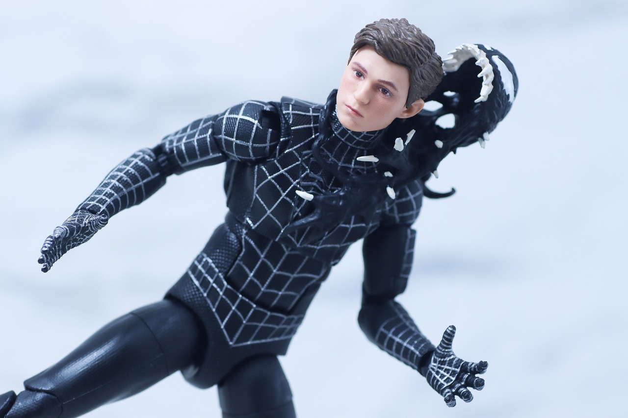 マーベルレジェンド　スパイダーマン ブラックスーツ（『スパイダーマン3』）　レビュー　アクション