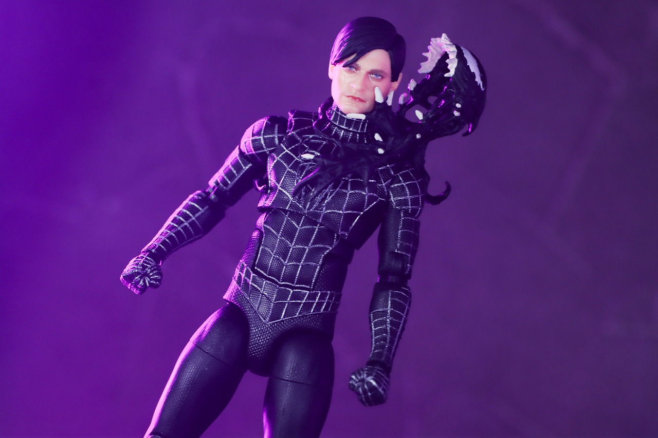 マーベルレジェンド　スパイダーマン ブラックスーツ（『スパイダーマン3』）　レビュー　アクション