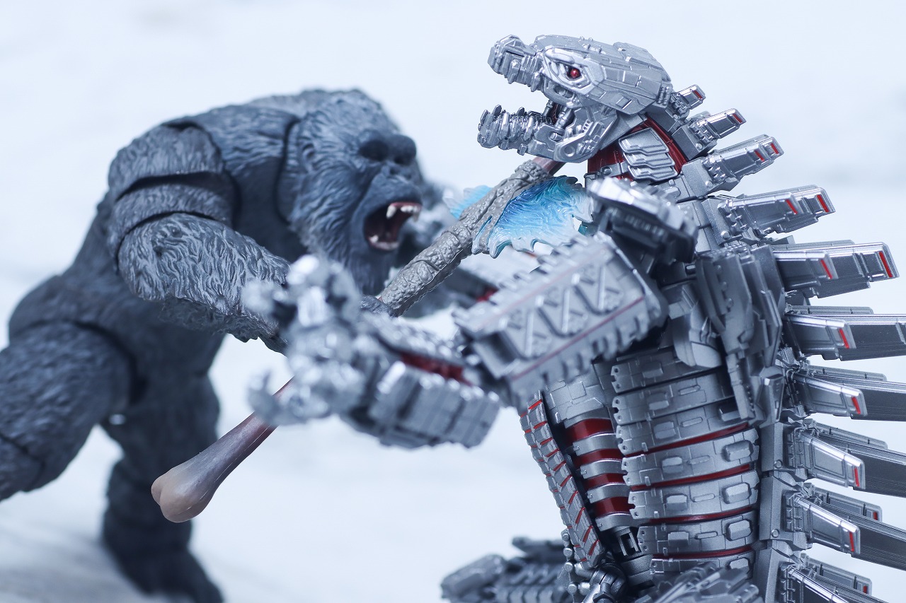 S.H.モンスターアーツメカゴジラ FROM GODZILLA VS. KONG (2021) Final Battle Edition　レビュー　アクション　コング